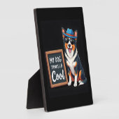 Plaque Photo Le berger australien My Dog pense que je suis Cool (Côté)