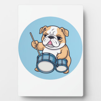 Plaque Photo Le Bulldog qui bat et les grooves de Bulldog