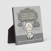 Plaque Photo Le calme dans la tempête (Recto)