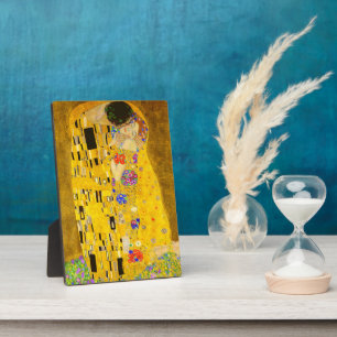 Plaque Photo Le célèbre tableau de Gustav Klimt, The Kiss.