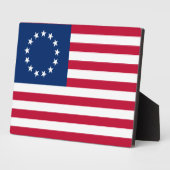 Plaque Photo Le Cercle des étoiles, drapeau américain par Betsy (Côté)