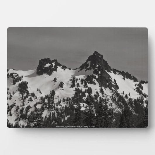 Plaque Photo Le Château et le Pinnacle (Devant)