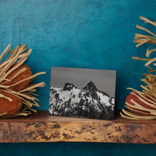 Plaque Photo Le Château et le Pinnacle (Côté)