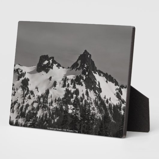 Plaque Photo Le Château et le Pinnacle (Côté)