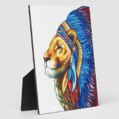 Plaque Photo Le Chef Lion (Côté)