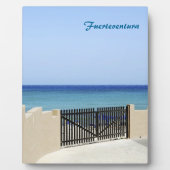 Plaque Photo Le chemin vers la mer (Devant)