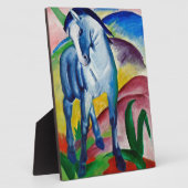 Plaque Photo Le Cheval Bleu de Franz Marc (Côté)