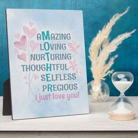 Plaque Photo Le coeur de la mère (Côté)