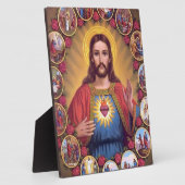 Plaque Photo Le Coeur Sacré De Jésus (Côté)