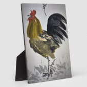 Plaque Photo Le coq américain (Côté)