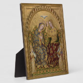 Plaque Photo Le couronnement de la Vierge (Côté)