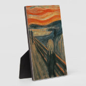 Plaque Photo Le cri d'Edvard Munch (Côté)
