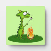 Plaque Photo Le feu de dragon (Devant)