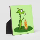 Plaque Photo Le feu de dragon (Recto)