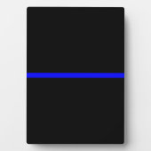 Plaque Photo Le graphique symbolique Thin Blue Line (Devant)