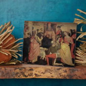 Plaque Photo Le jugement de Salomon (Côté)