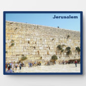 Plaque Photo Le Kotel - Mur occidental (Devant)