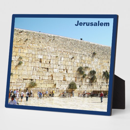 Plaque Photo Le Kotel - Mur occidental (Côté)