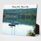 PLAQUE PHOTO LE LAC CAYUGA EN AUTOMNE (Côté)