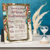 Plaque Photo Le langage de la lumière - L'art gribouillant (Côté)