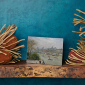 Plaque Photo Le Louvre, Camille de printemps Pissarro (Côté)