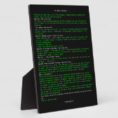 Plaque Photo Le Manifeste du pirate (Côté)