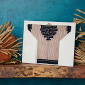 Plaque Photo Le manteau d'Ainu, 19ème siècle (Côté)