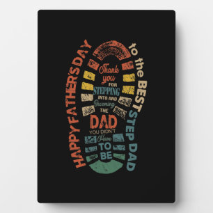 Plaque Photo Le Meilleur Pas Papa Merci Pour Aller