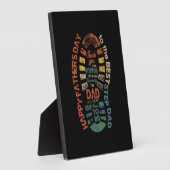 Plaque Photo Le Meilleur Pas Papa Merci Pour Aller (Côté)