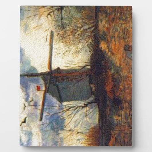 Plaque Photo Le Moulin de la Galette Van Gogh (Devant)