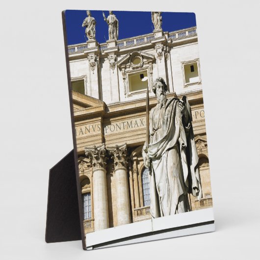 Plaque Photo Le musée du Vatican (Côté)