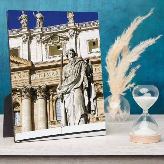 Plaque Photo Le musée du Vatican (Côté)