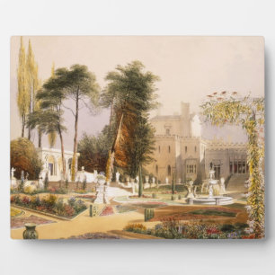 Plaque Photo Le Parterre dans les Jardins de Wilton, le siège d