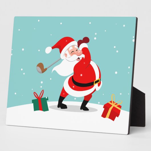 Plaque Photo Le Père Noël (Côté)