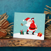 Plaque Photo Le Père Noël (Côté)