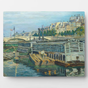 Plaque Photo Le pont de Louis Philippe, 1875 (huile sur toile)