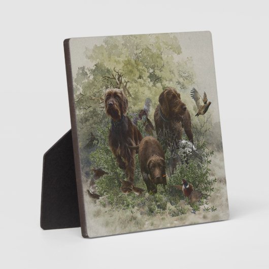 Plaque Photo Le Pudelpointer (Recto)