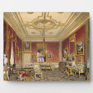 Plaque Photo Le Queen's Private Sitting Room, Windsor Castle,