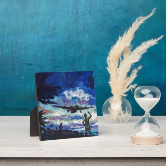 Plaque Photo Le retour du guerrier (Insitu)