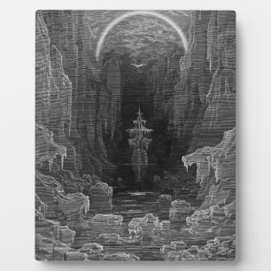 Plaque Photo Le Rime De L'Ancien Mariner Gustave Dore