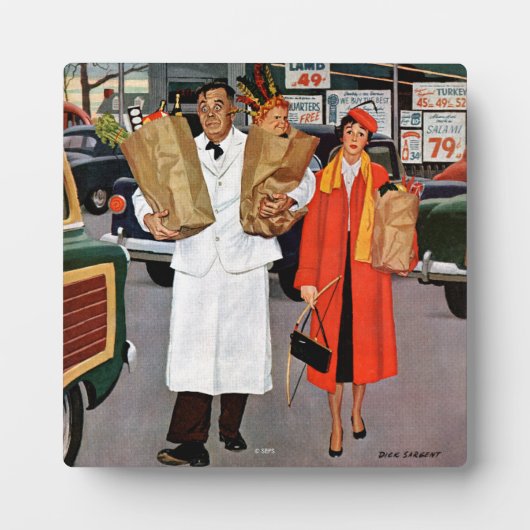 Plaque Photo Le sac plein de problèmes (Devant)