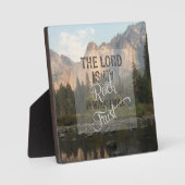 Plaque Photo Le Seigneur est mon Rocher (Recto)