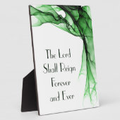 Plaque Photo Le Seigneur régnera pour toujours et pour toujours (Côté)