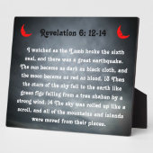 Plaque Photo Le sixième sceau (Côté)