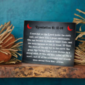 Plaque Photo Le sixième sceau (Côté)