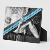 Plaque Photo Le snowboard de Marilyn (Côté)