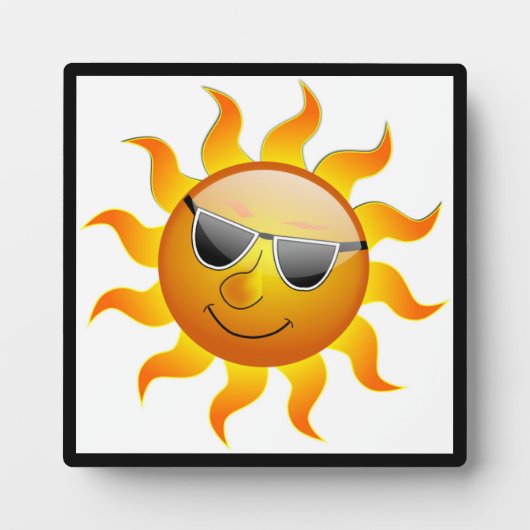 PLAQUE PHOTO LE SOLEIL DU COOL (Devant)