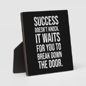 Plaque Photo Le succès ne s'arrête pas - Motivation énorme (Recto)