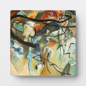 Plaque Photo Le tableau de Kandinsky, Composition V, (Devant)