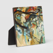 Plaque Photo Le tableau de Kandinsky, Composition V, (Recto)